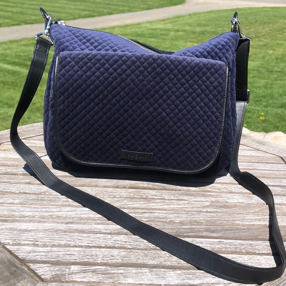 Vera Bradley velvet crossbody bag